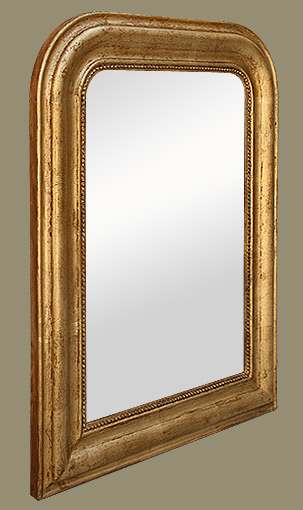 Miroir louis philippe bois doré