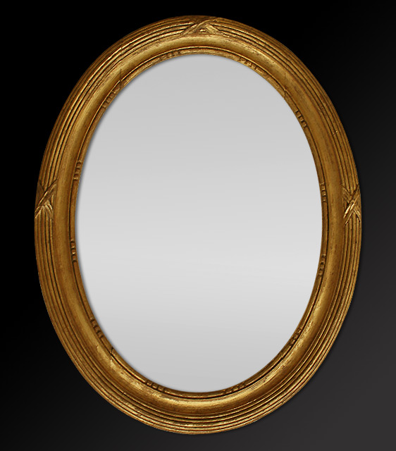 Miroir décoration ovale