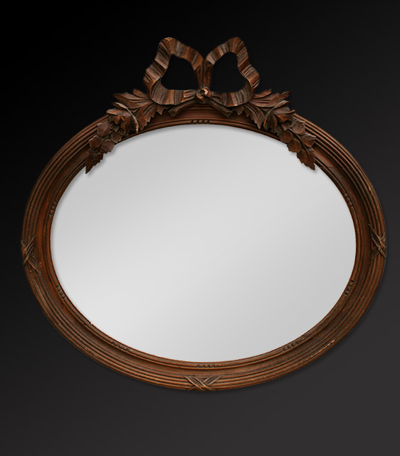 Miroir décoration ovale
